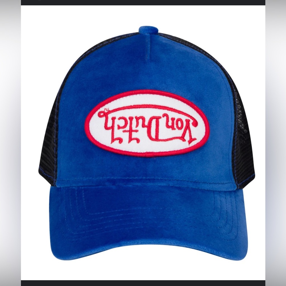 Von Dutch Royal Blue Trucker Hat NEW with Tags Sold Out